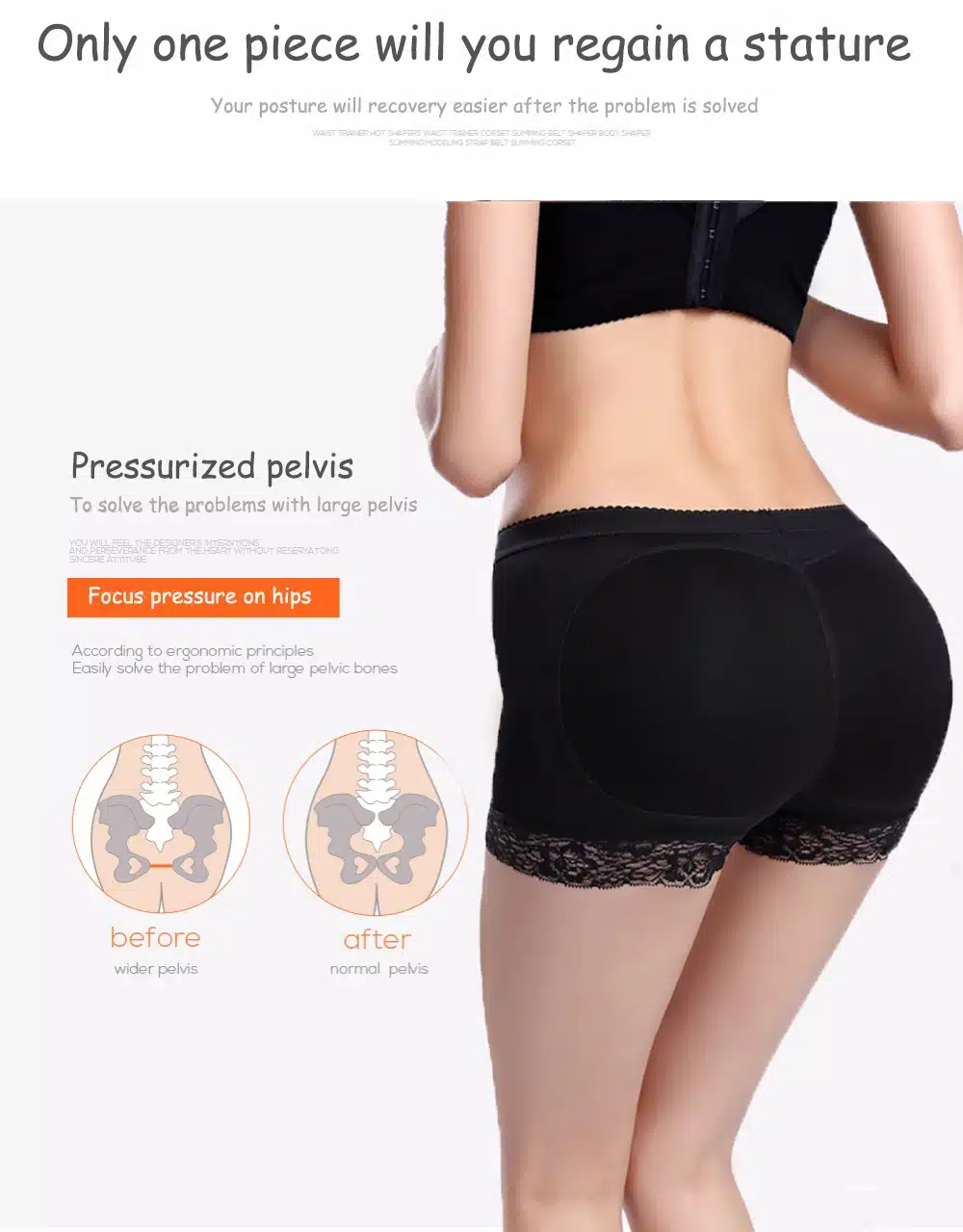 Hot Shaper Pants Sexy Boyshort Panties Woman Fake Ass Underwear Push Up Padded Panties Buttock Shaper Butt Lifter Hip Enhancer 32
