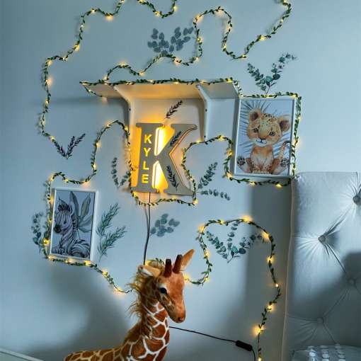 Nime ja tähega lamp