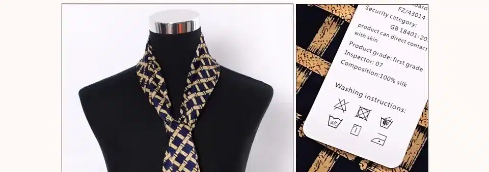 [BYSIFA] Men Black Gold Silk Scarves Winter Fashion Accessories 100% Natural Silk Male Plaid Long Scarves Cravat 160*26cm 14
