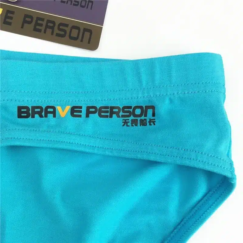 Brave Person Brand Fashion Men's Low Waist Briefs Bikini Sexy Underwears Cotton Men Briefs Shorts Underpants For Man B1130 19