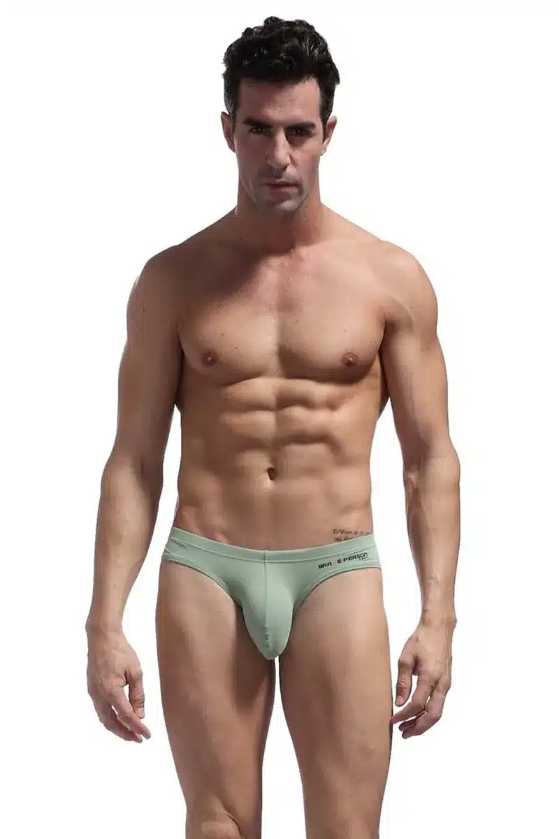 Brave Person Brand Fashion Men's Low Waist Briefs Bikini Sexy Underwears Cotton Men Briefs Shorts Underpants For Man B1130 27