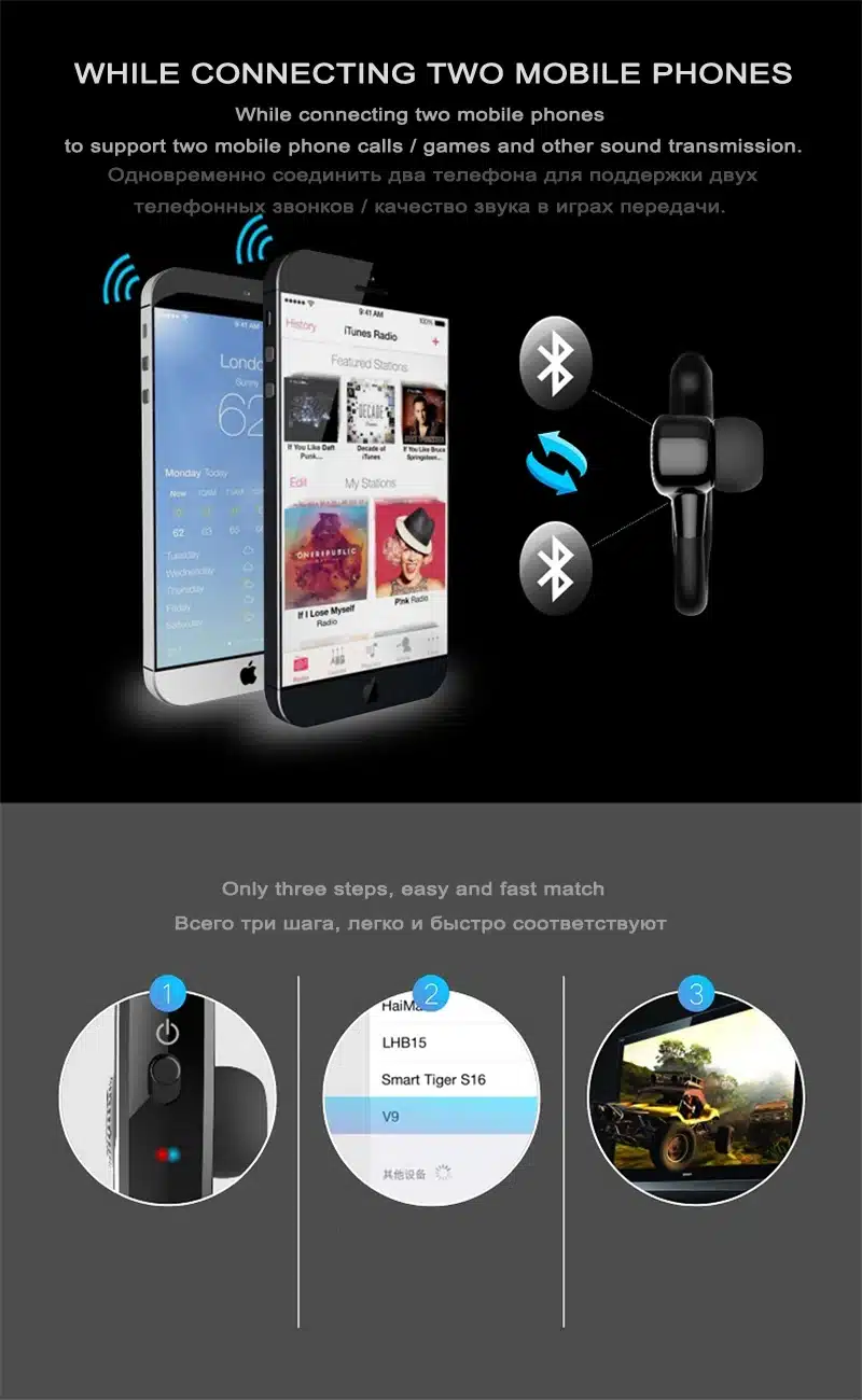Mugav bluetoothiga hands-free | kujundav pilt e-kaubamaja pildikogust
