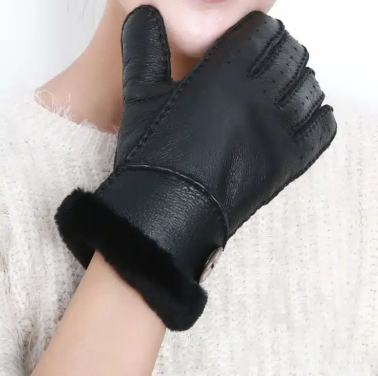 Sell Well Russian Women Winter Warm Gloves Best Gifts For Families Leather Gloves Keep Hands Warm Outdoor Women's Winter Gloves 22