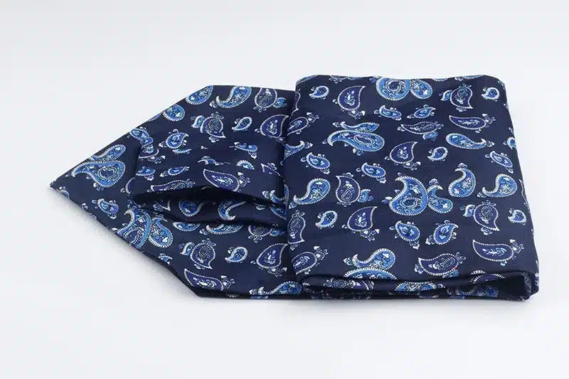 GUSLESON Fashion Brand Men Handkerchief Cravat Silk Paisley Pattern Gentlemen Dots Tie Wedding Ascot Bowtie Tuxedo 21