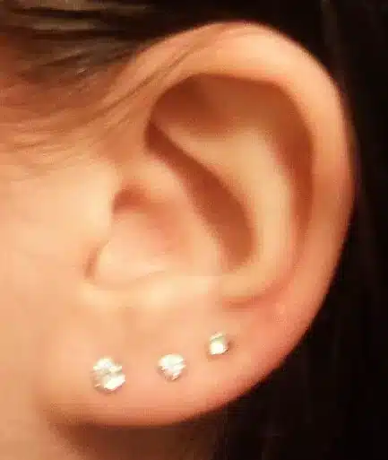 Top Fashion 100% Titanium G23 Daith Tragus Ear Lip Piercing Prong AAA Zircon Labret Cartilage Gem Piercing 1.2*8mm Body Jewelry 12