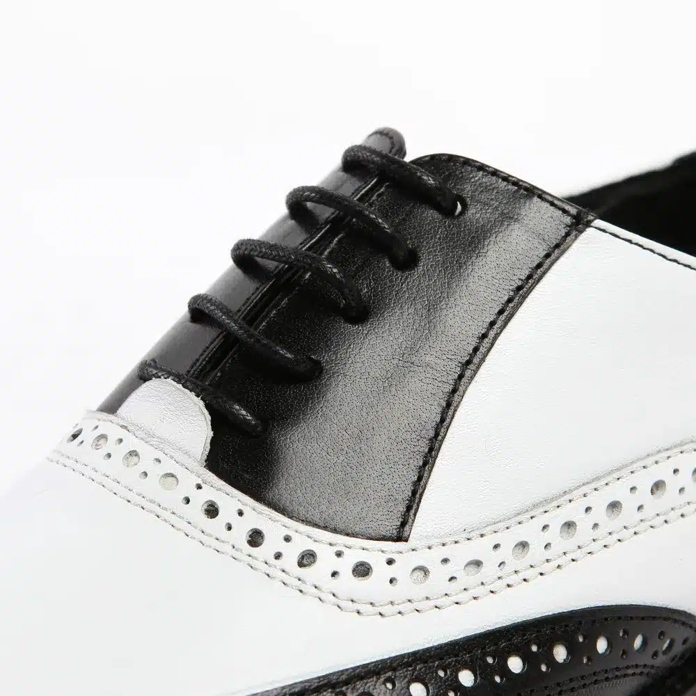 LOISWORD Large size EUR45 black white / brown white mens wedding shoes genuine leather dress shoes formal oxfords shoes 12