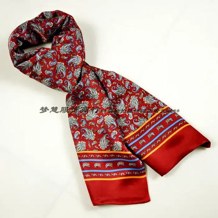 2016 New Arrival Man100% Silk Scarf Printed New Style Brand Male Scarves 160*26cm Man Scarf For Spring Autumn Winter Long Scarf 23