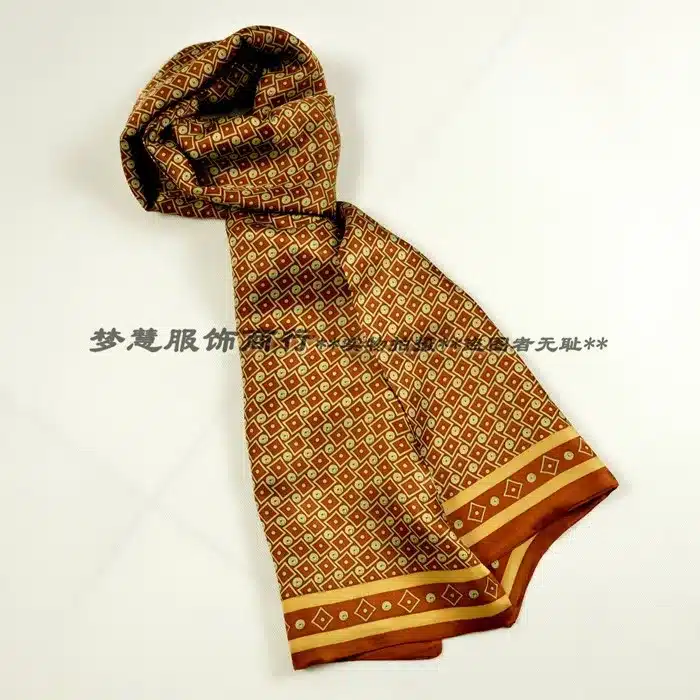 2016 New Arrival Man100% Silk Scarf Printed New Style Brand Male Scarves 160*26cm Man Scarf For Spring Autumn Winter Long Scarf 30
