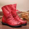 Vintage stiilis nahast saapad | E-pood Tootemaailm Vintage stiilis nahast saapad