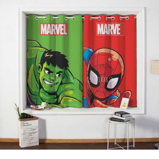 "Marveli" tegelastega kardinad | E-pood Tootemaailm “Marveli” tegelastega kardinad