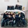 voodipesukomplekt kpop bändi pildiga, sisaldab tekikotti ja padjapüüre