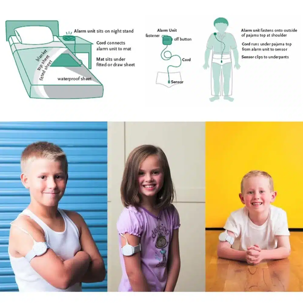 MoDo-king best bedwetting alarm for baby boys kids best adult bed wetting enuresis alarm nocturnal enuresis MA-108 8