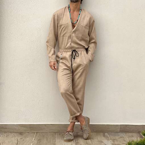 Suvine khaki komplekt meestele