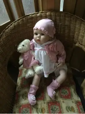 Lifelike Baby Dolls 22 Inch 55cm Smiling Realistic Soft Vinyl Reborn Dolls Kid's Birthday Christmas Gift Juguetes Brinquedos 26