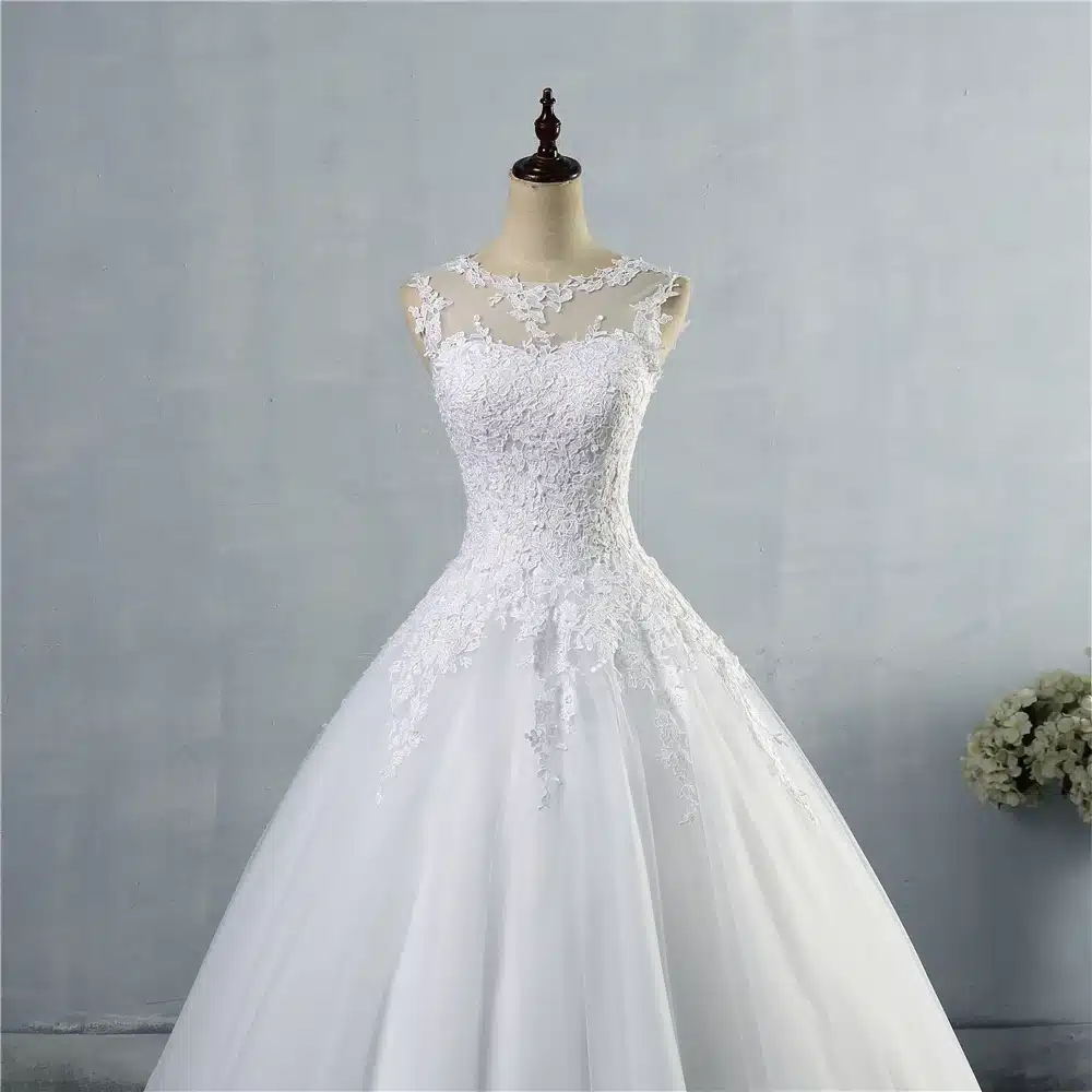 ZJ9036 2016 lace White Ivory Gown Lace up back Croset Wedding Dresses for bride plus size maxi Customer made size 2-26W 12