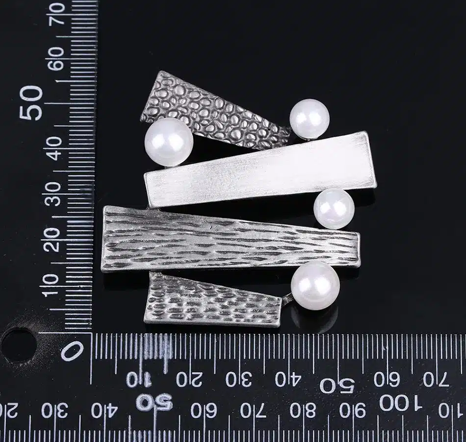Mloveacc Brand Antique Metal Simulated Pearls Brooches And Pins For Women Fashion Boho Geometric Brooches Jewelry 24