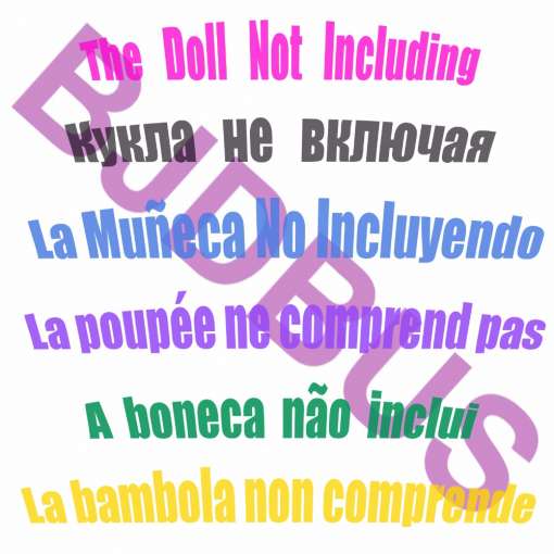 must litritega kleit nukkudele