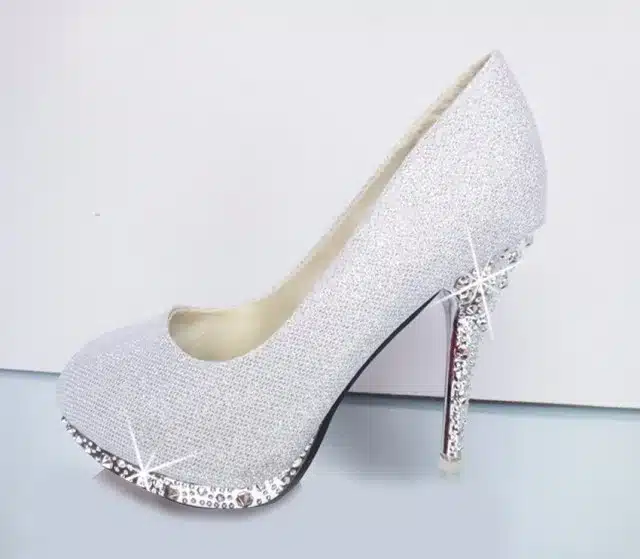 2016 Glitter Wedding Shoes Bridal Evening Party Crystal Red Bottom High Heels Women Shoes Sexy Women's Pumps Bridal Shoes 18