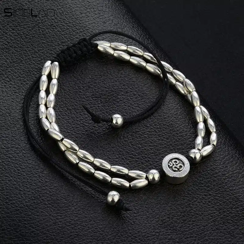 2017 New Fashion Retro Bohemia Round Rune Starfish Anklet Beach Feet Jewelry Simple Pull Beads Bobo Anklet Bracelet For Women 19