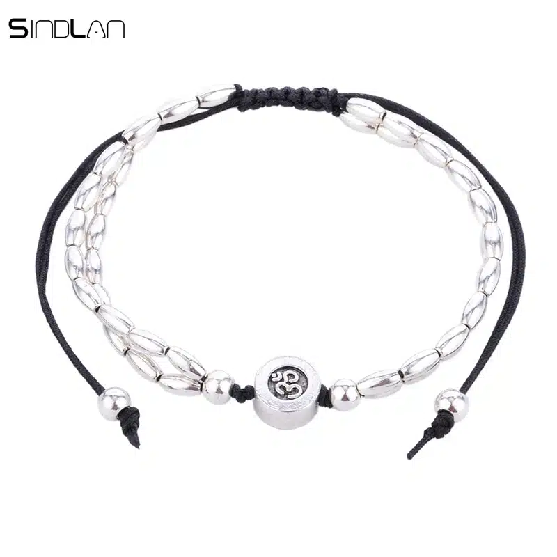 2017 New Fashion Retro Bohemia Round Rune Starfish Anklet Beach Feet Jewelry Simple Pull Beads Bobo Anklet Bracelet For Women 20