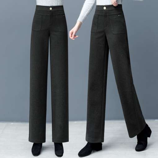 2023-Winter-New-Trousers-Straight-Woolen-Pants-Women-s-Casual-Pants-All-Matching-Loose-fitting-and-5 – saadaval Tootemaailm e-kaubamajas