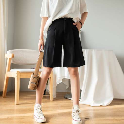 Women-s-Summer-Shorts-for-Women-2023-High-Waist-Female-Loose-Classic-Knee-Length-Office-Wide-2 – saadaval Tootemaailm e-kaubamajas