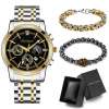 Luxury-Men-s-4-Pcs-Set-Gift-Box-Quartz-Men-Luminous-Calendar-Watch-Full-Steel-Waterproof-4 – saadaval Tootemaailm e-kaubamajas