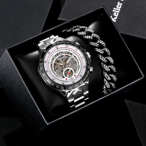 Golden-Men-s-Watch-Bracelet-Gift-Set-Top-Brand-Punk-Automatic-Mechanical-Skeleton-Watches-Copper-Steel-5 – saadaval Tootemaailm e-kaubamajas