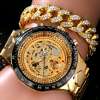 Golden-Men-s-Watch-Bracelet-Gift-Set-Top-Brand-Punk-Automatic-Mechanical-Skeleton-Watches-Copper-Steel-2 – saadaval Tootemaailm e-kaubamajas