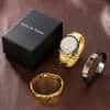 Gold-Luxury-Watch-for-Men-Stainless-Steel-Fashion-Calendar-Quartz-Watch-Men-Bracelets-Leisure-Gift-Set-1 – saadaval Tootemaailm e-kaubamajas