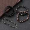 Watch-Gift-Set-for-Men-Black-Quartz-Numerals-Dial-Men-s-Leather-Watches-Adjustable-Bracelet-Men-4 – saadaval Tootemaailm e-kaubamajas