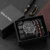 Watch-Gift-Set-for-Men-Black-Quartz-Numerals-Dial-Men-s-Leather-Watches-Adjustable-Bracelet-Men-1 – saadaval Tootemaailm e-kaubamajas