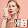 Ladies-Green-Watch-Jewelry-Set-with-Box-Leather-Quartz-Watch-for-Women-Emerald-Necklace-Ring-Birthday-1 – saadaval Tootemaailm e-kaubamajas