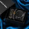 Classic-Black-Men-s-Watch-Gift-Set-Creative-Minimalist-Quartz-Watch-Stainless-Steel-Mesh-Strap-Elastic-2 – saadaval Tootemaailm e-kaubamajas