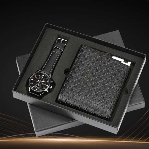 Fashionable-Men-Watch-Wallet-Gift-Box-Quartz-Wristwatch-Leather-Strap-Practical-Pin-Buckle-Male-Wallets-Purse-1 – saadaval Tootemaailm e-kaubamajas