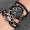 New-Luxury-Valentine-s-Day-Gifts-for-Boyfriend-Full-Steel-Quartz-Watch-with-2-Bracelets-Beautiful-3 – saadaval Tootemaailm e-kaubamajas
