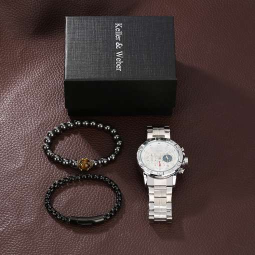 2022-Hot-Men-s-Gift-Set-Full-Steel-Calendar-Quartz-Watch-for-Men-with-Premium-Elastic-3 – saadaval Tootemaailm e-kaubamajas