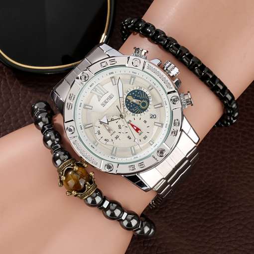2022-Hot-Men-s-Gift-Set-Full-Steel-Calendar-Quartz-Watch-for-Men-with-Premium-Elastic-2 – saadaval Tootemaailm e-kaubamajas