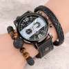 2023-New-Fashion-Men-Watch-Bracelet-Set-Leather-Quartz-Watches-Luxury-Business-Clock-Gift-Box-for-3 – saadaval Tootemaailm e-kaubamajas