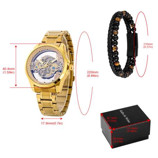Luxury-Watch-Gift-Set-for-Husband-Men-s-Silver-Gold-Steel-Quartz-Watch-with-Bracelet-Creative-3 – saadaval Tootemaailm e-kaubamajas
