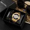 Luxury-Watch-Gift-Set-for-Husband-Men-s-Silver-Gold-Steel-Quartz-Watch-with-Bracelet-Creative-1 – saadaval Tootemaailm e-kaubamajas