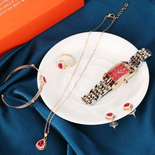 New-Fashion-Quartz-Wrist-Watch-for-Women-Luxury-Necklace-Ring-Jewelry-Gift-Box-for-Ladies-Elegant-3 – saadaval Tootemaailm e-kaubamajas