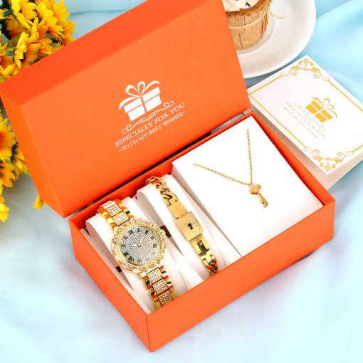Luxury-Golden-Watch-for-Women-Necklace-Jewellery-Gift-Set-Box-for-Ladies-Rhinestone-Quartz-Wristwatch-Bracelet-4 – saadaval Tootemaailm e-kaubamajas