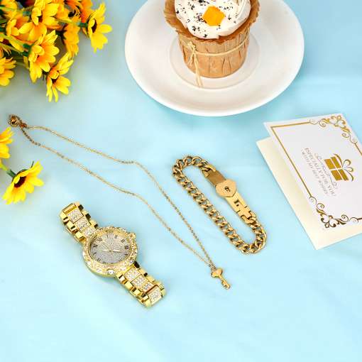 Luxury-Golden-Watch-for-Women-Necklace-Jewellery-Gift-Set-Box-for-Ladies-Rhinestone-Quartz-Wristwatch-Bracelet-2 – saadaval Tootemaailm e-kaubamajas