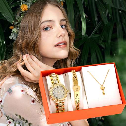 Luxury-Golden-Watch-for-Women-Necklace-Jewellery-Gift-Set-Box-for-Ladies-Rhinestone-Quartz-Wristwatch-Bracelet-1 – saadaval Tootemaailm e-kaubamajas