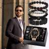 Business-Man-s-Watch-Bracelet-Set-with-Box-Quartz-Durable-Wristwatch-Men-Bracelet-Chain-Best-Anniversary-1 – saadaval Tootemaailm e-kaubamajas