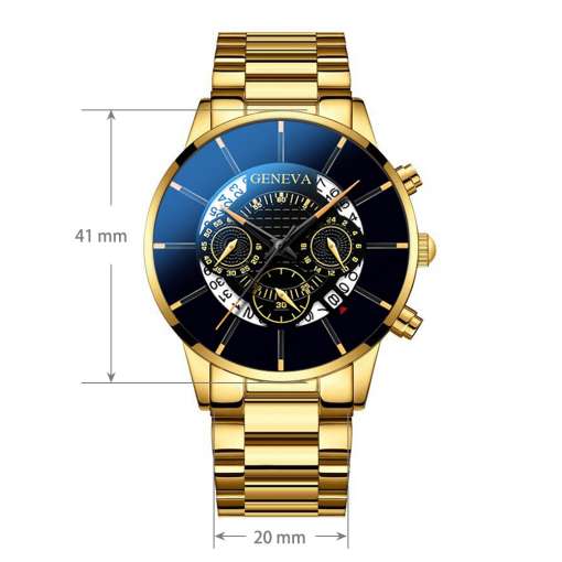 Luxury-Golden-Men-Wallet-Watch-Kit-Stainless-Steel-Quartz-Clock-Simple-Dial-Man-Leather-Wallet-Birthday-5 – saadaval Tootemaailm e-kaubamajas