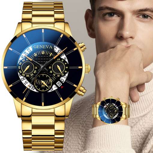 Luxury-Golden-Men-Wallet-Watch-Kit-Stainless-Steel-Quartz-Clock-Simple-Dial-Man-Leather-Wallet-Birthday-2 – saadaval Tootemaailm e-kaubamajas