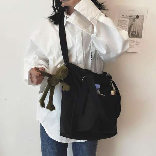 Women-s-Bag-Shopper-Simple-Fashion-Zipper-Handbags-Nylon-Waterproof-Solid-Crossbody-Large-Capacity-Tote-Shoulder-2 – saadaval Tootemaailm e-kaubamajas