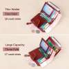 Fahion-Women-Genuine-Leather-Wallet-RFID-Blocking-Short-Multi-Function-Large-Capacity-Zipper-Coin-Purse-Money-5 – saadaval Tootemaailm e-kaubamajas